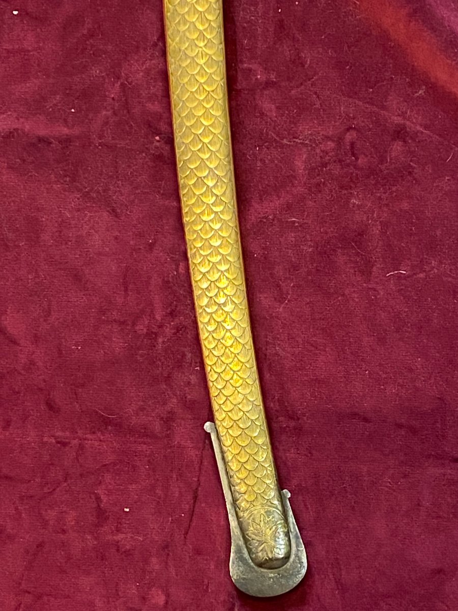 Sabre de récompense offert par le Général MOREAU (1763-1813)  en l'An IX.-photo-4