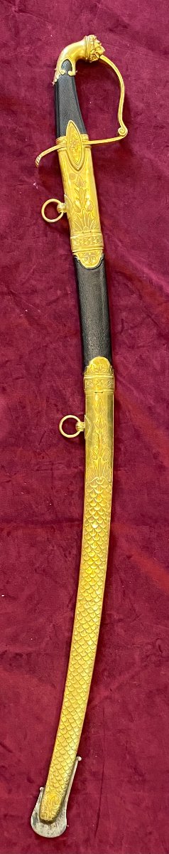 Sabre de récompense offert par le Général MOREAU (1763-1813)  en l'An IX.-photo-5