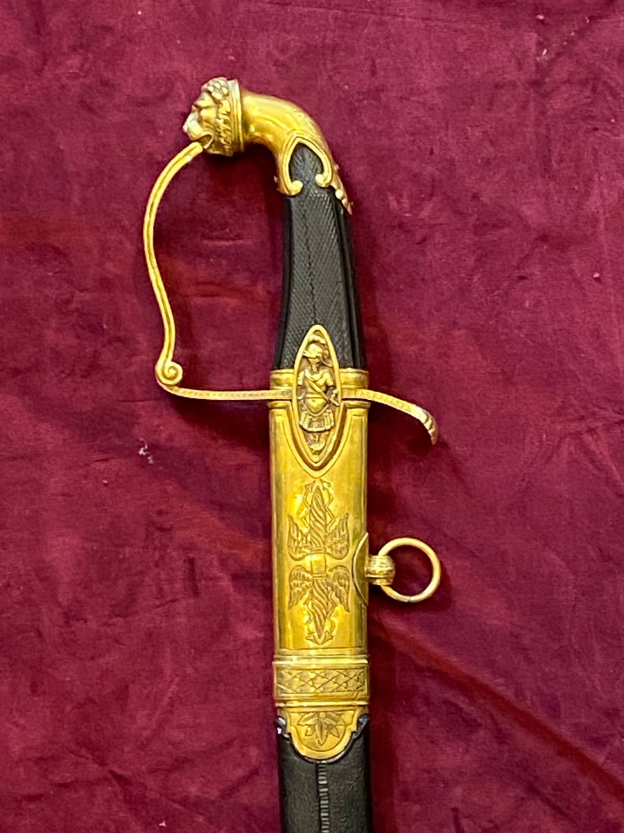Sabre de récompense offert par le Général MOREAU (1763-1813)  en l'An IX.