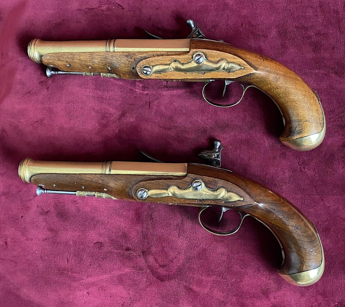 Pair Of Navy Officer's Pistols-photo-2