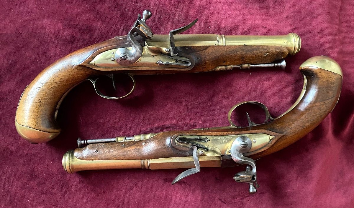 Pair Of Navy Officer's Pistols-photo-3