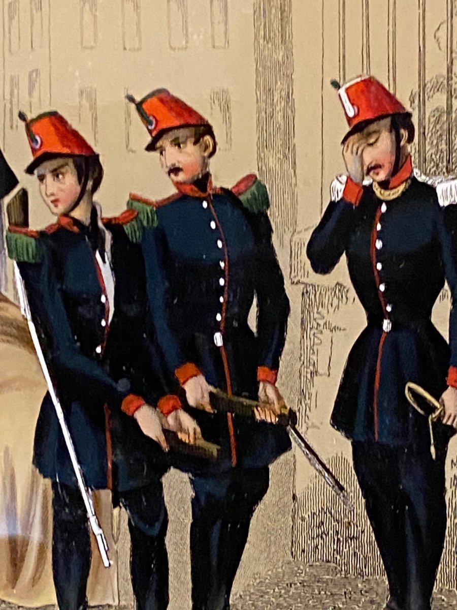 Boite à bonbons fixé sous verre -  Mgr AFFRE (1793-1848) meurt lors des insurrections de 1848.-photo-4