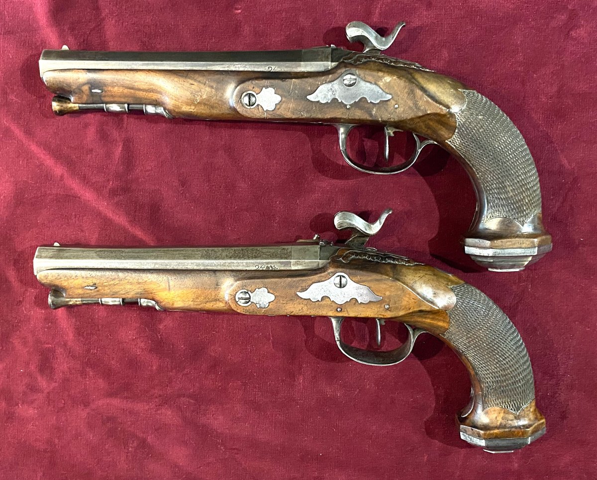 Pair Of Officers’ Pistols From The Versailles Manufactory-photo-2