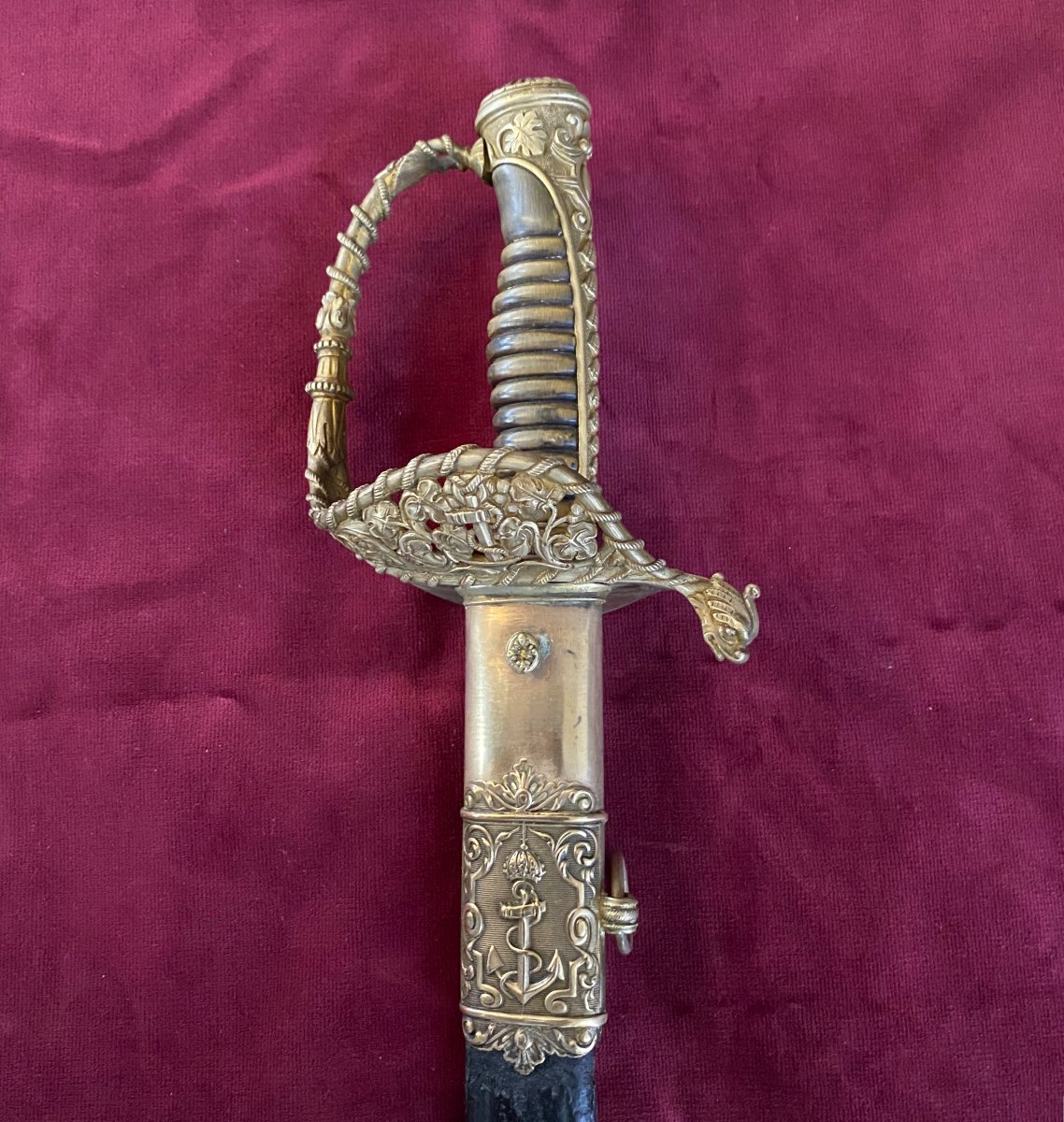 Sabre d’officier de marine Mle 1837 du 2nd Empire