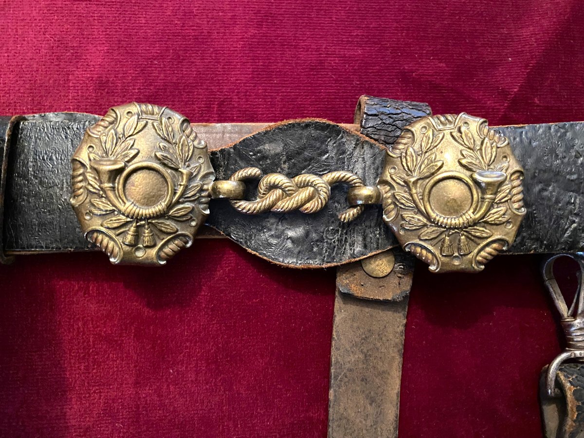 Sword Belt For An Officer Of The Infantry Chasseurs, Model 1845