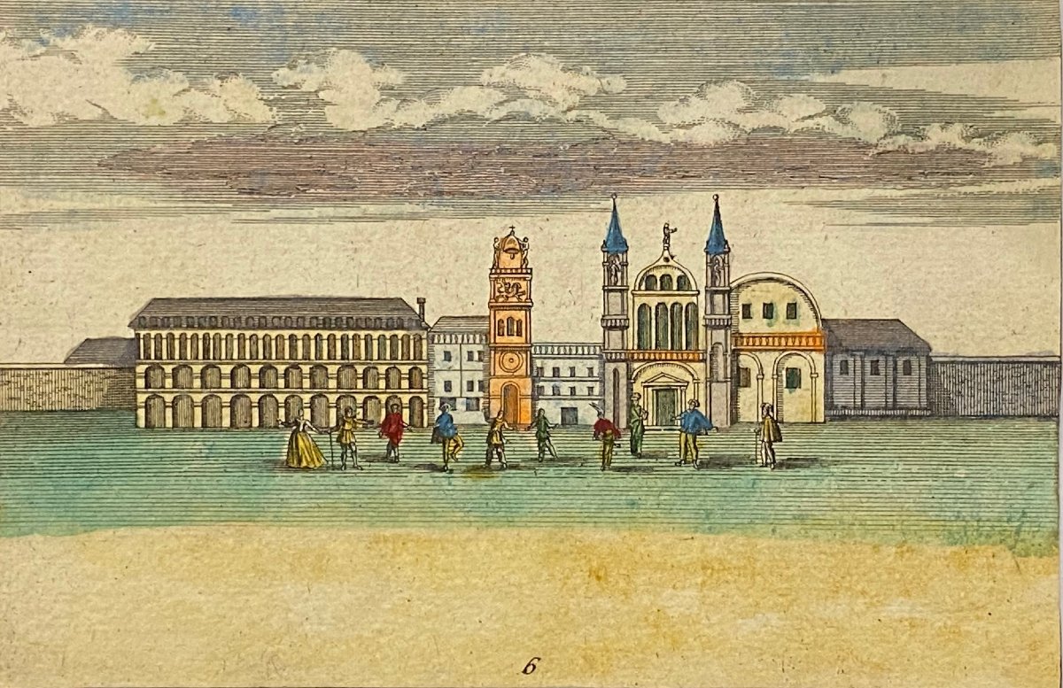 Théâtre  d' ENGELBRECHT - Vues à perspective - Carnaval de Venise - XVIII Siècle -photo-6