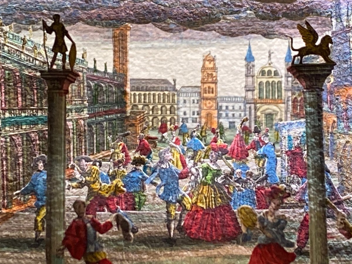 Théâtre  d' ENGELBRECHT - Vues à perspective - Carnaval de Venise - XVIII Siècle 