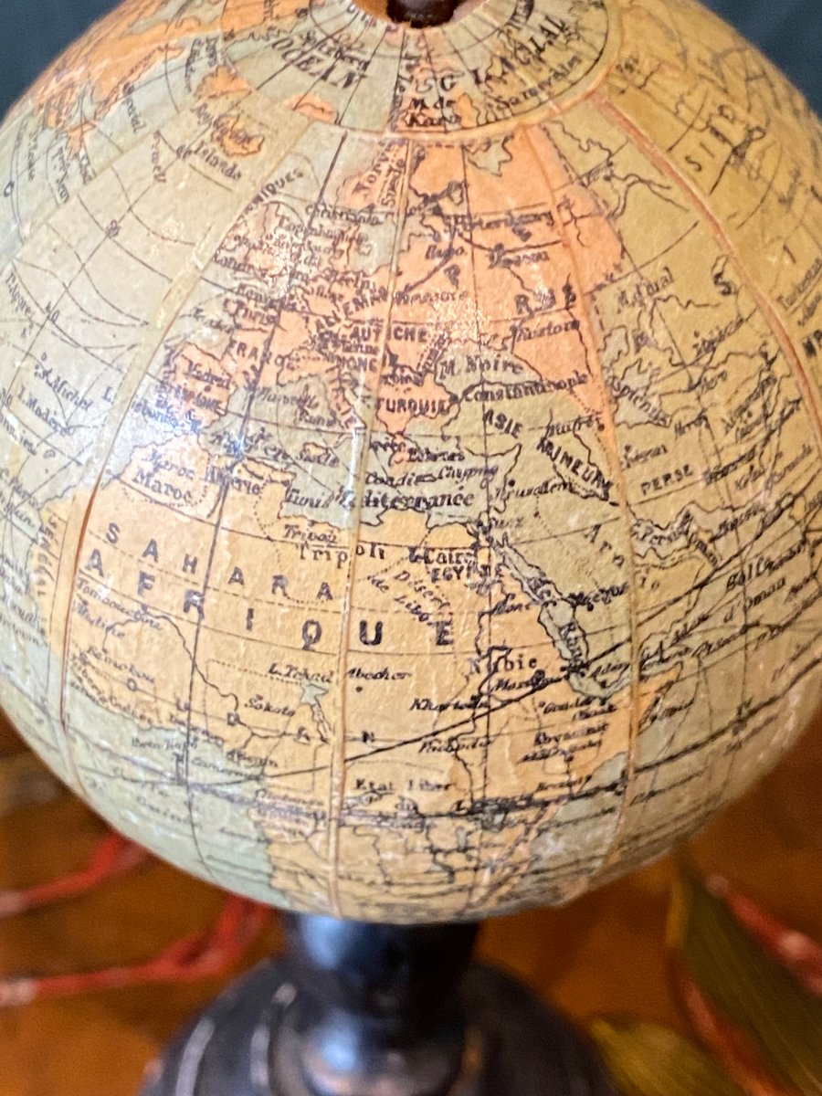 Globe By L.n. & K. – Paris – ø 7 Cm – Circa 1904/1924-photo-3
