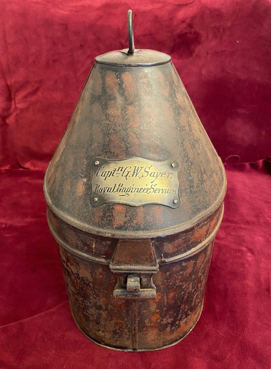 Casque de grande tenue d’officier des Royal Engineers-photo-2