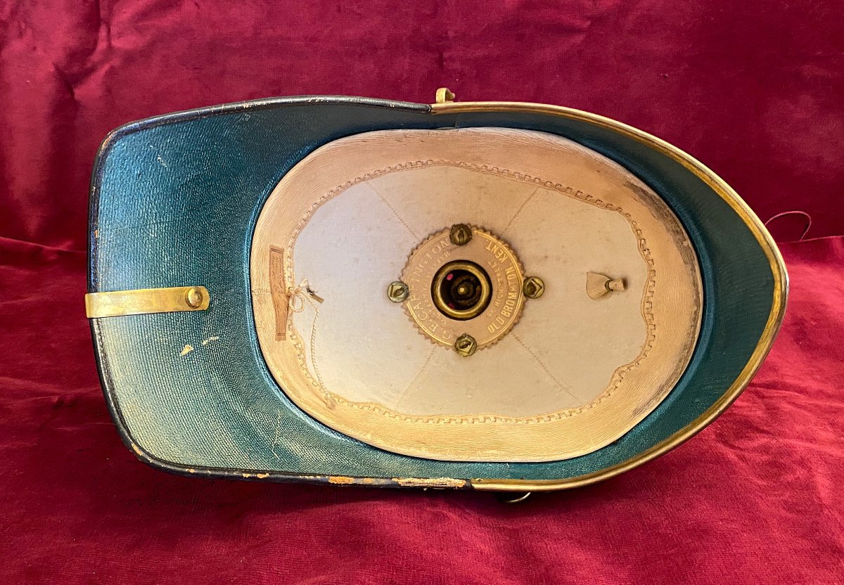 Casque de grande tenue d’officier des Royal Engineers-photo-4