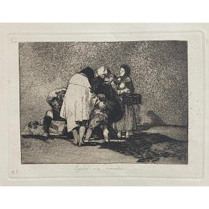 Francisco José De Goya Y Lucientes (1746-1828) - N° 53 - Espiró Sin Remedio - Aquatinte