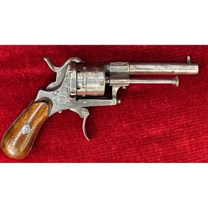 Pinfire Revolver, Engraved, Six Shots, Caliber 7 Mm