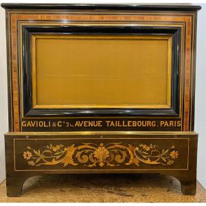 Orgue de Barbarie de Salon à anches en marquetterie de Sorrente - GAVIOLI & Cie  - Paris