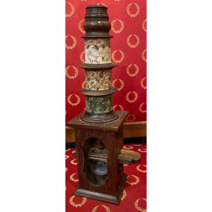 Nuremberg-type Microscope – Chapelle Model – 1750/1760