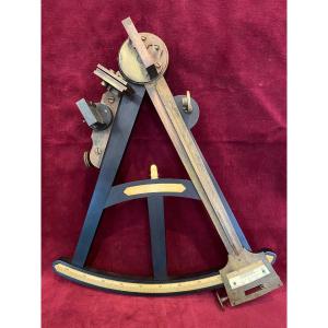 Octant Signed "auguste Roux," Son Of Joseph II Roux, Royal Hydrographer—late 18th Century