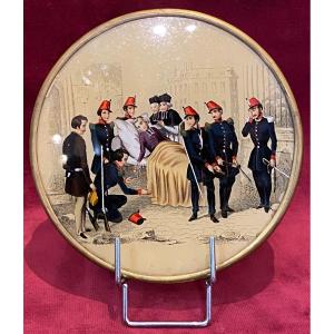 Candy Box Mounted Under Glass—mgr. Affre (1793–1848) Died During The Uprisings Of 1848.