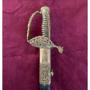 Naval Officer's Sword, Model 1837, From The Second Empire