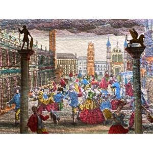 Théâtre d' ENGELBRECHT - Vues à perspective - Carnaval de Venise - XVIII Siècle