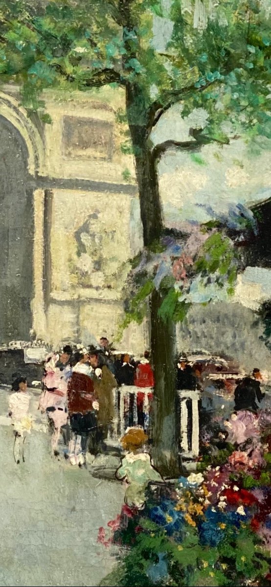 Jules René Hervé (1887-1981) Huile Sur Toile Signée -photo-2