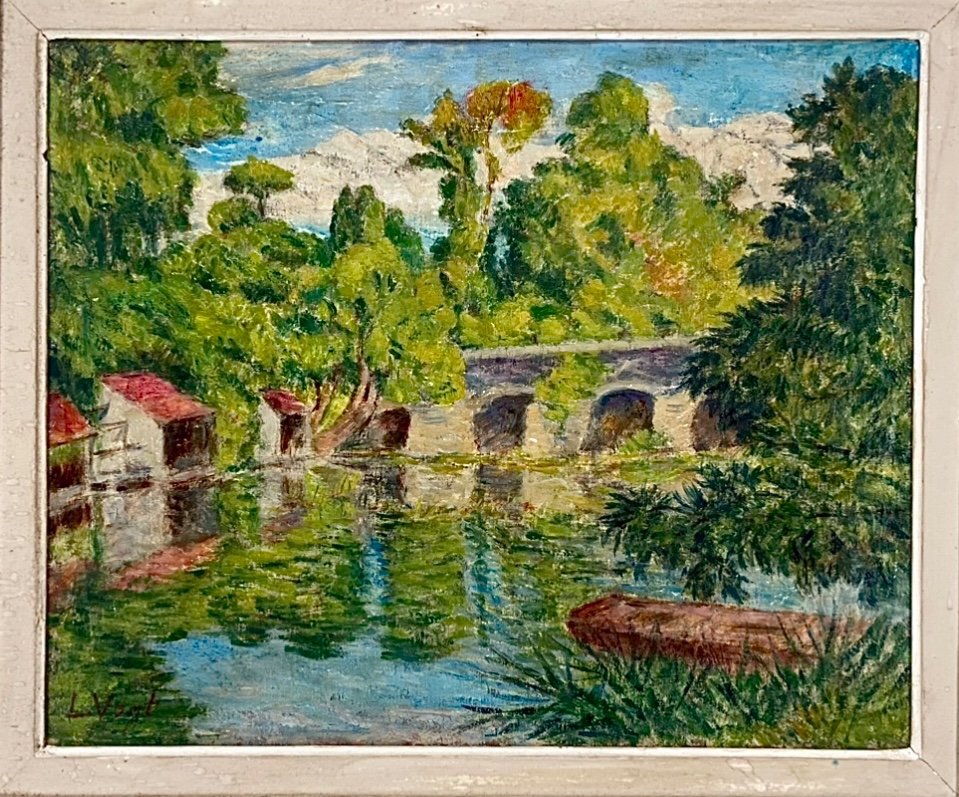 Lucien Vogt (1891 - 1968) Oil On Canvas Signed 
