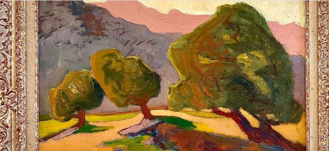 René Pirola (1879-1912) The Oliviers In Provence (c1900)-photo-4