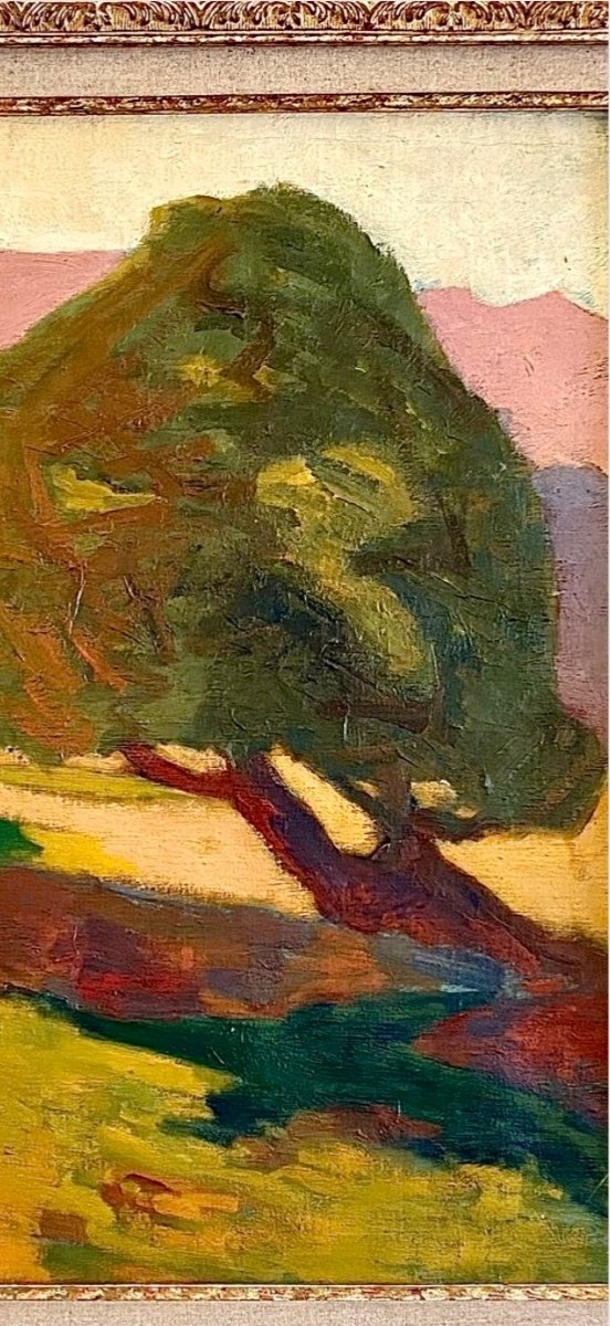 René Pirola (1879-1912) The Oliviers In Provence (c1900)-photo-2