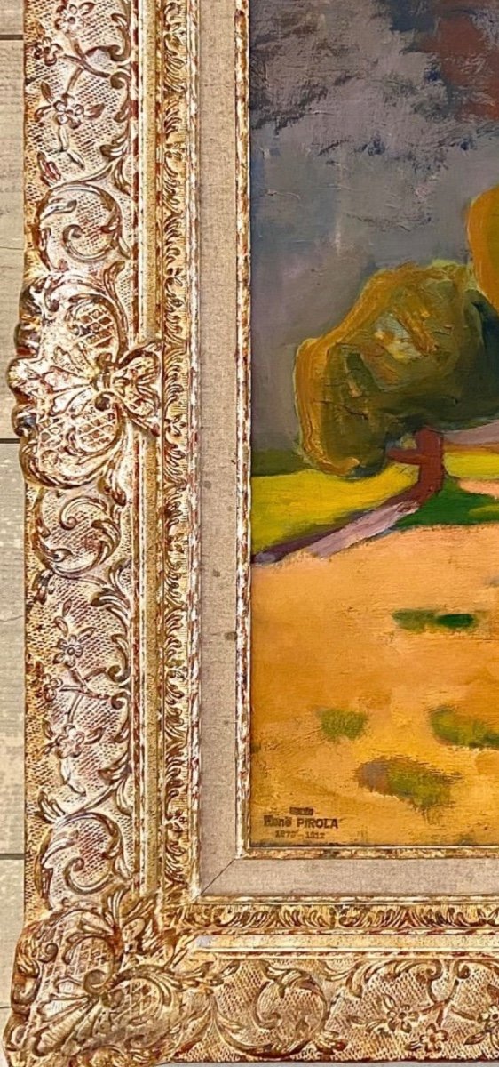 René Pirola (1879-1912) The Oliviers In Provence (c1900)-photo-3