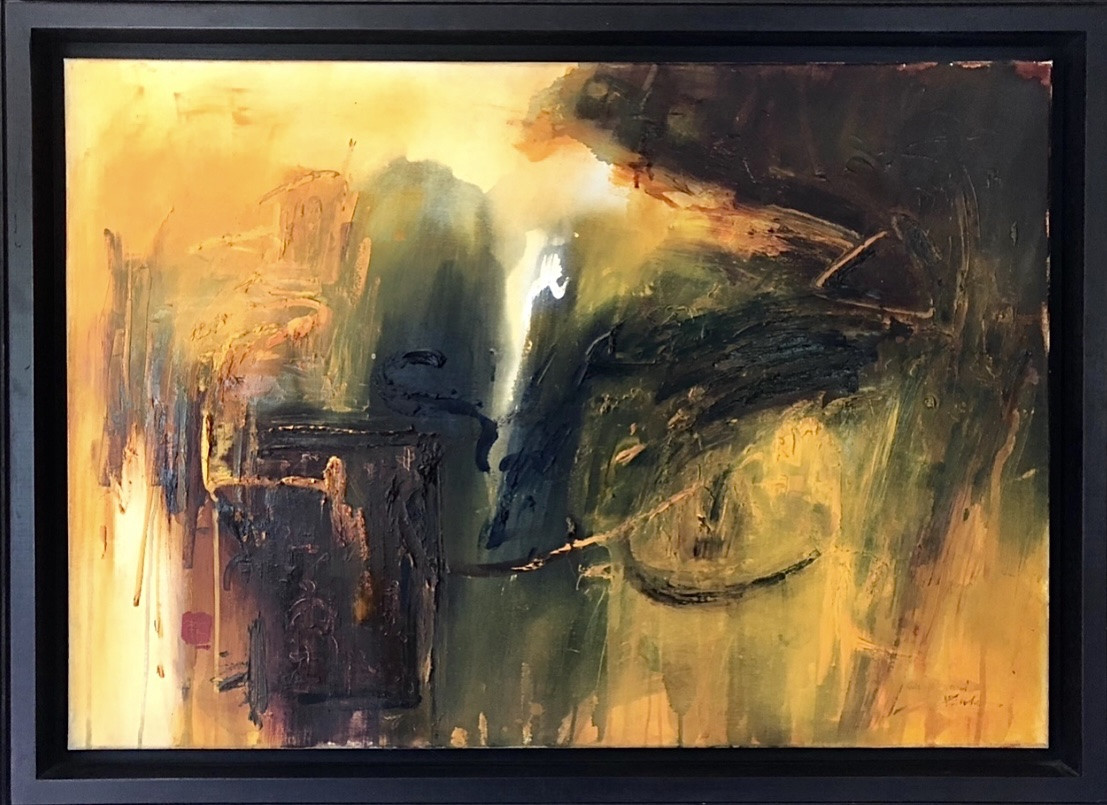 Qu Qianmei -  Huile Sur Toile, Signée En Bas à Droite -photo-1