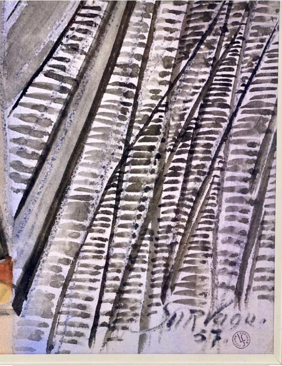 Léopold Survage (1979 - 1968) - Les Cheminots - Signé-photo-3