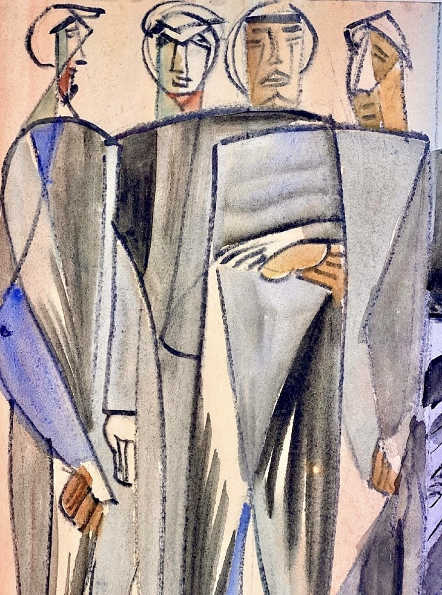 Léopold Survage (1979 - 1968) - Les Cheminots - Signé-photo-4