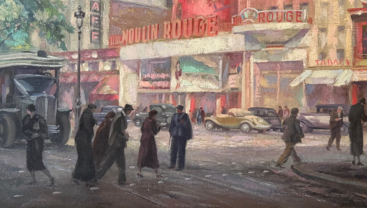Paris place Pigalle et le Moulin Rouge-photo-3