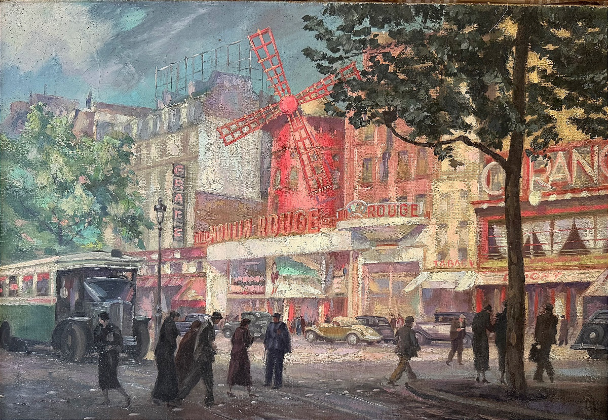 Paris place Pigalle et le Moulin Rouge-photo-4