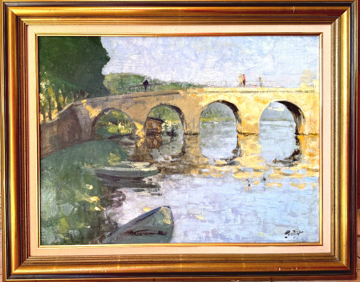 Pierre Eugène Montezin - Oil On Canvas Signed 