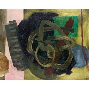 Henri Goetz - Abstraction - 1953 - Signed And Dated