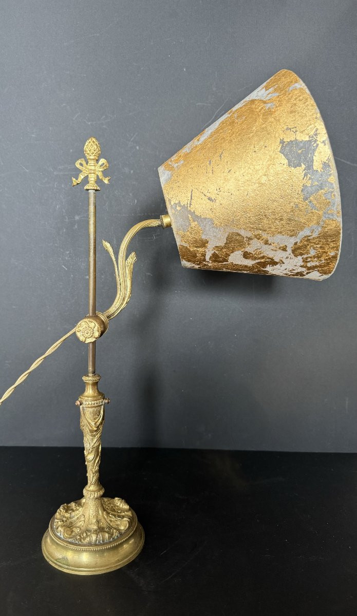 Bronze And Brass Lamp-photo-2