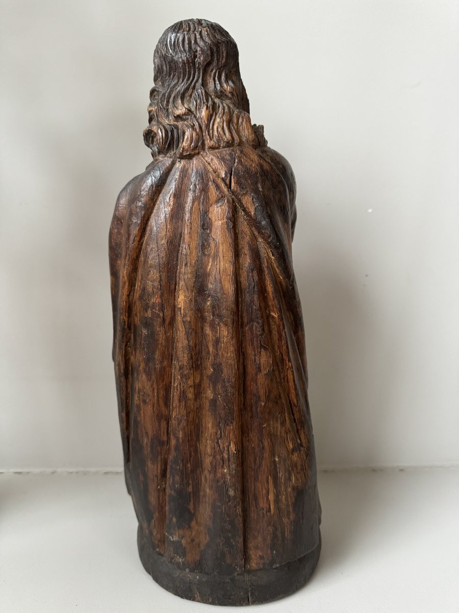 Saint Jacques en bois sculpté – XVIIIème-photo-3