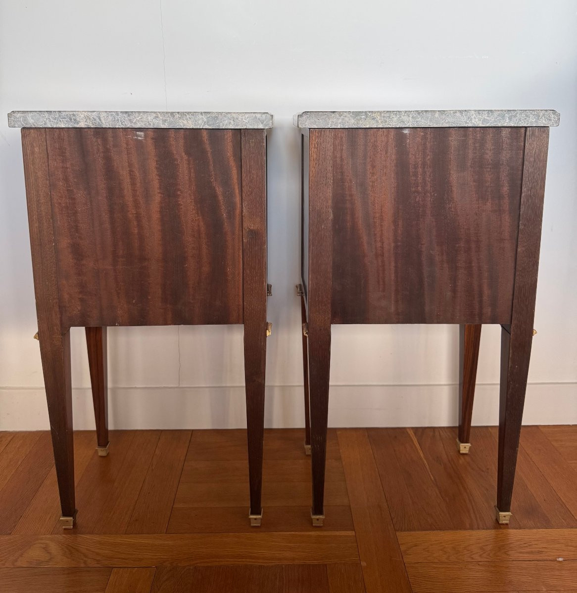 Paire de chevets style Louis XVI-photo-2