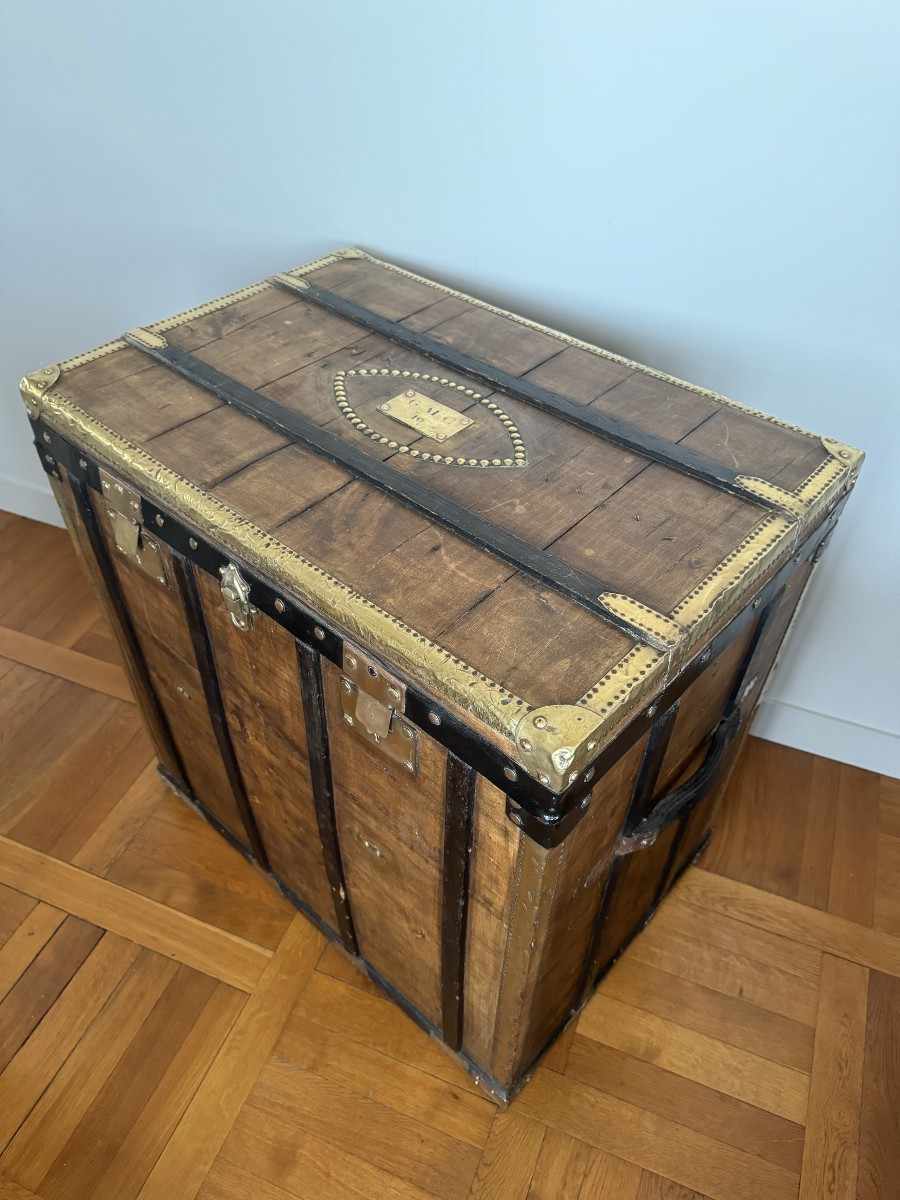 Grande malle de voyage