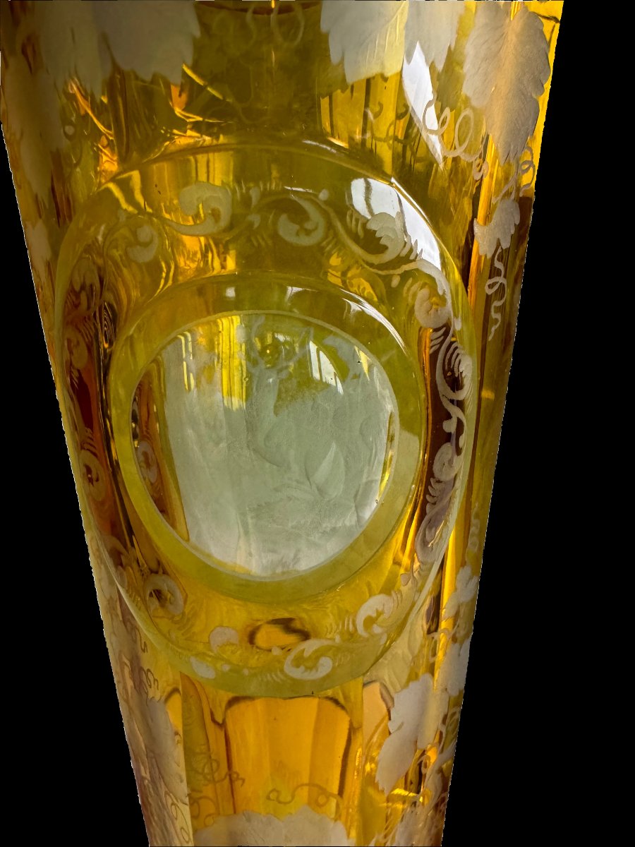 Vases Coniques – Verre de Bohême-photo-4