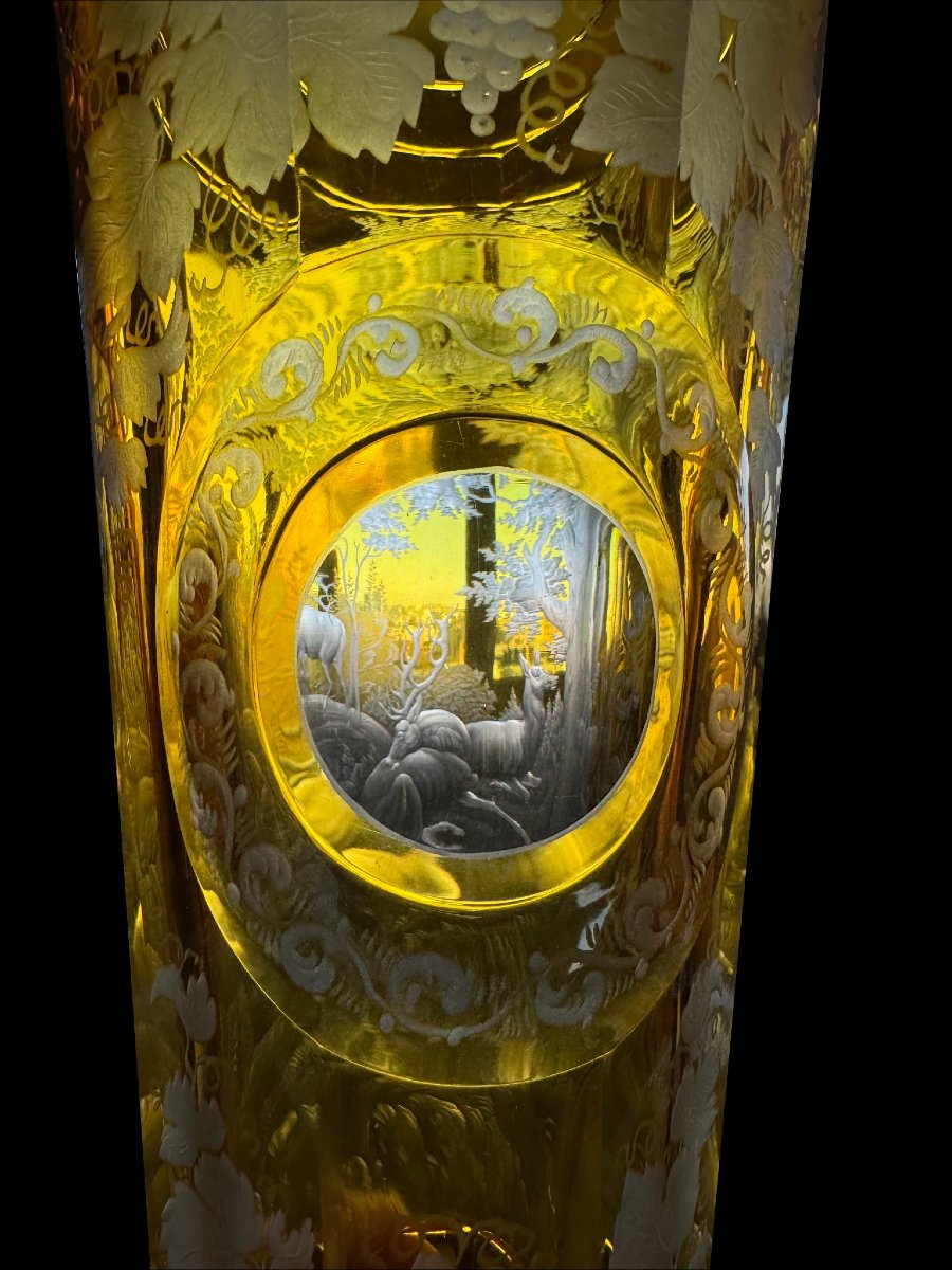 Vases Coniques – Verre de Bohême-photo-2