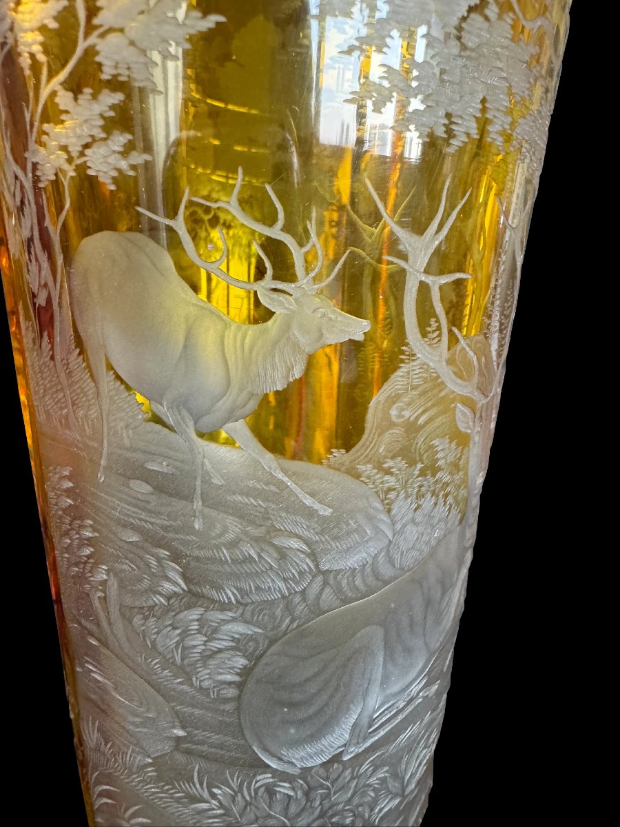 Vases Coniques – Verre de Bohême-photo-4