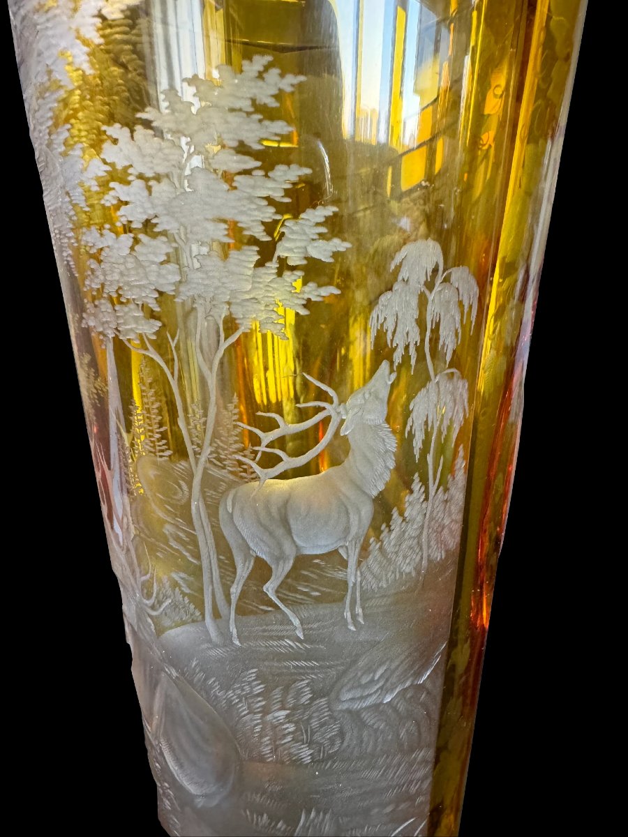 Vases Coniques – Verre de Bohême-photo-5