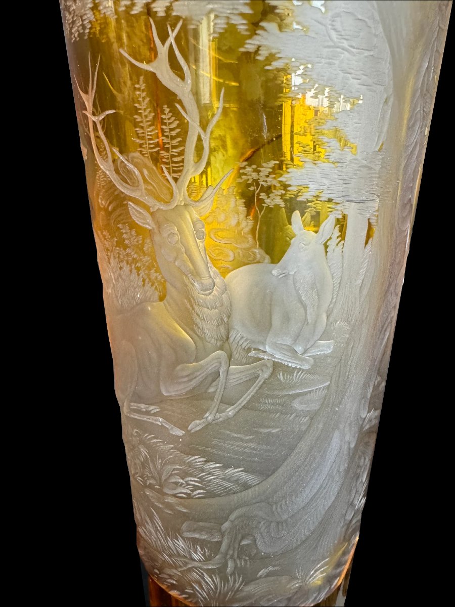 Vases Coniques – Verre de Bohême-photo-6