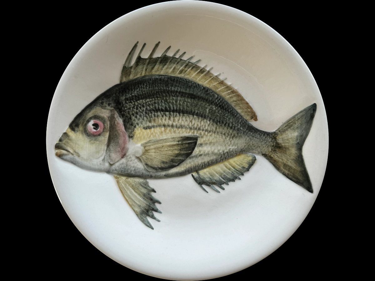 Service à décor de poissons et crustacés Procéram-photo-1