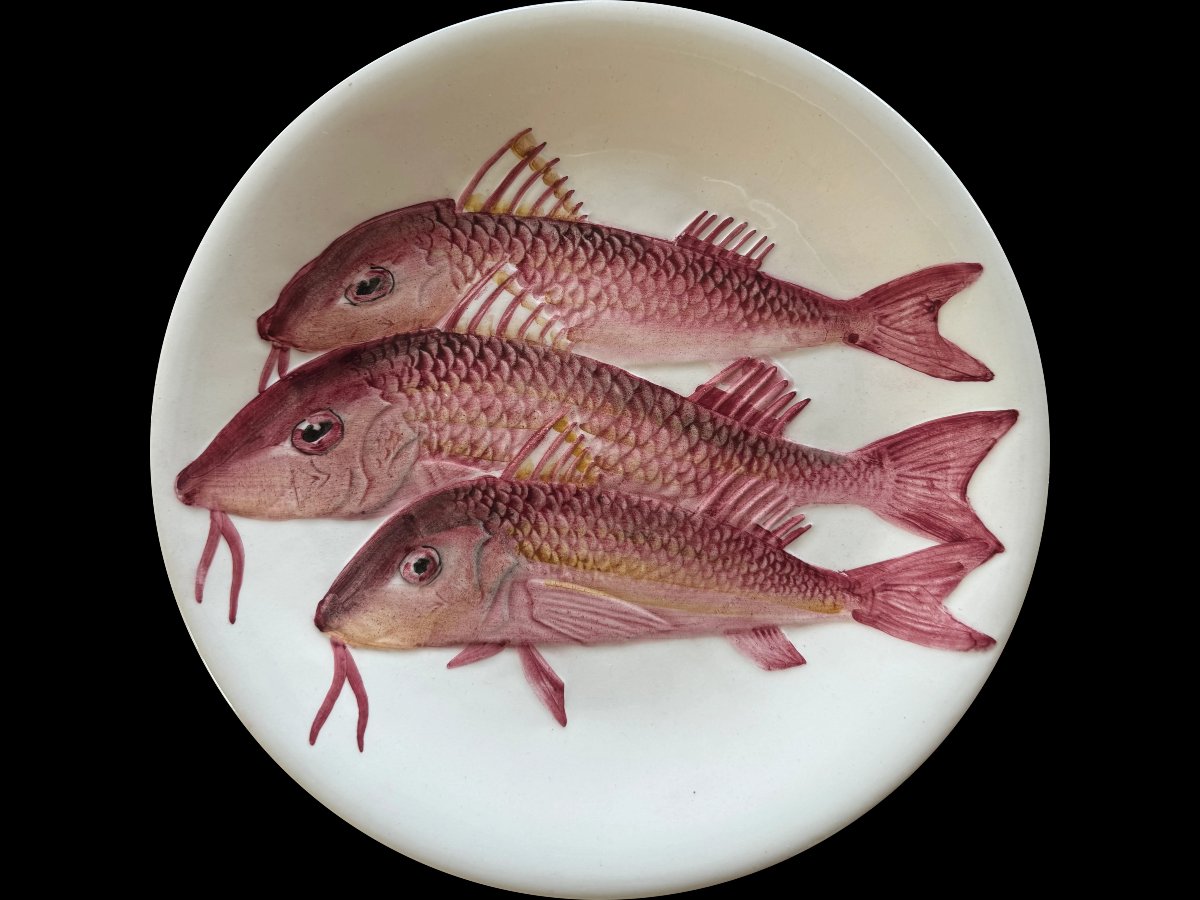 Service à décor de poissons et crustacés Procéram-photo-2