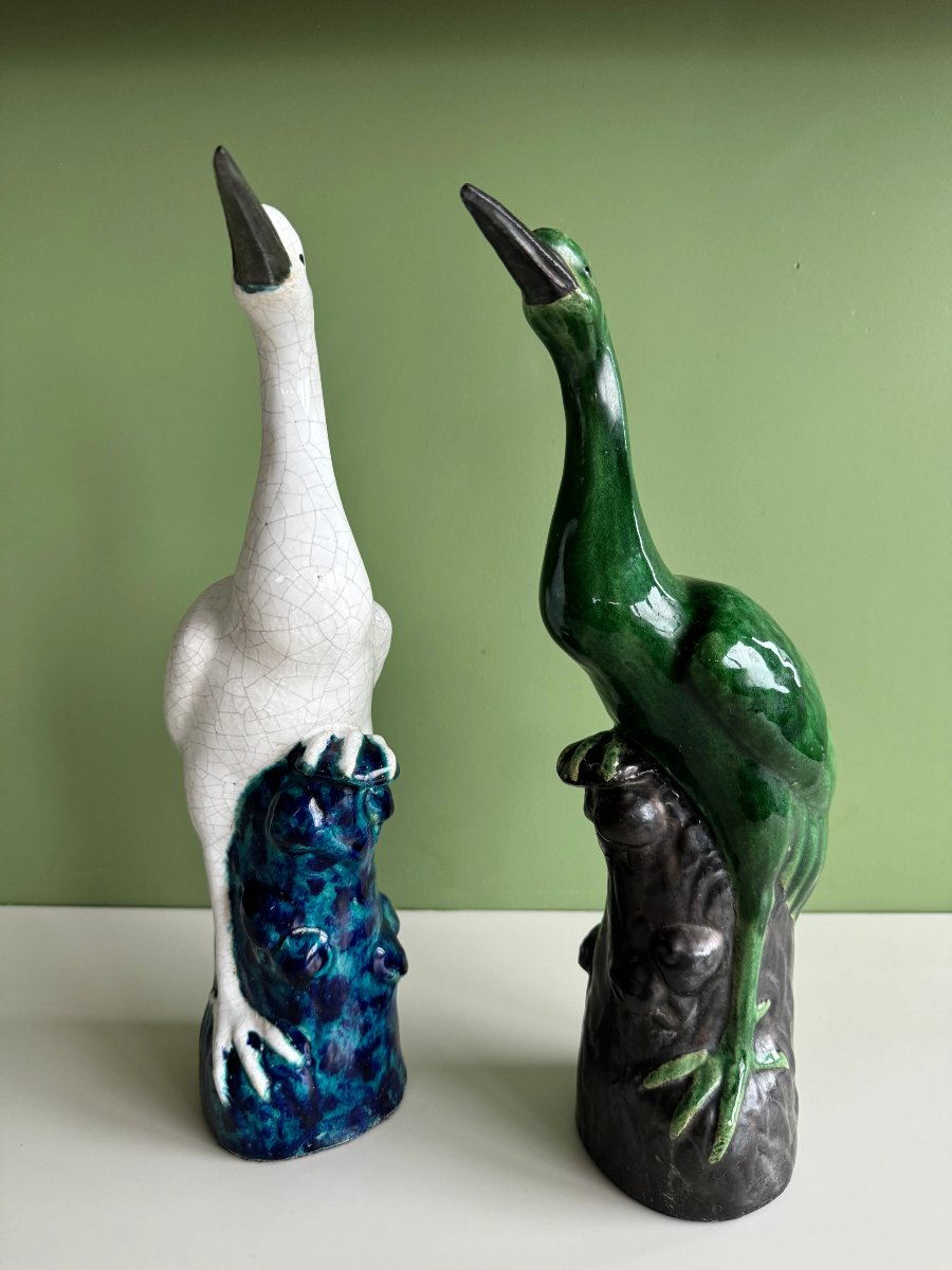 Céramique – Couple de Hérons-photo-2