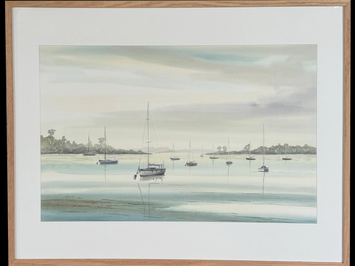 Aquarelle, La Rance-photo-2