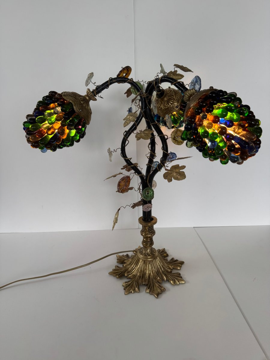Lampe grappes de raisins – Murano-photo-2