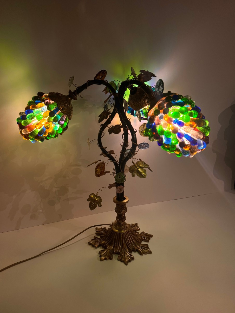 Lampe grappes de raisins – Murano-photo-3