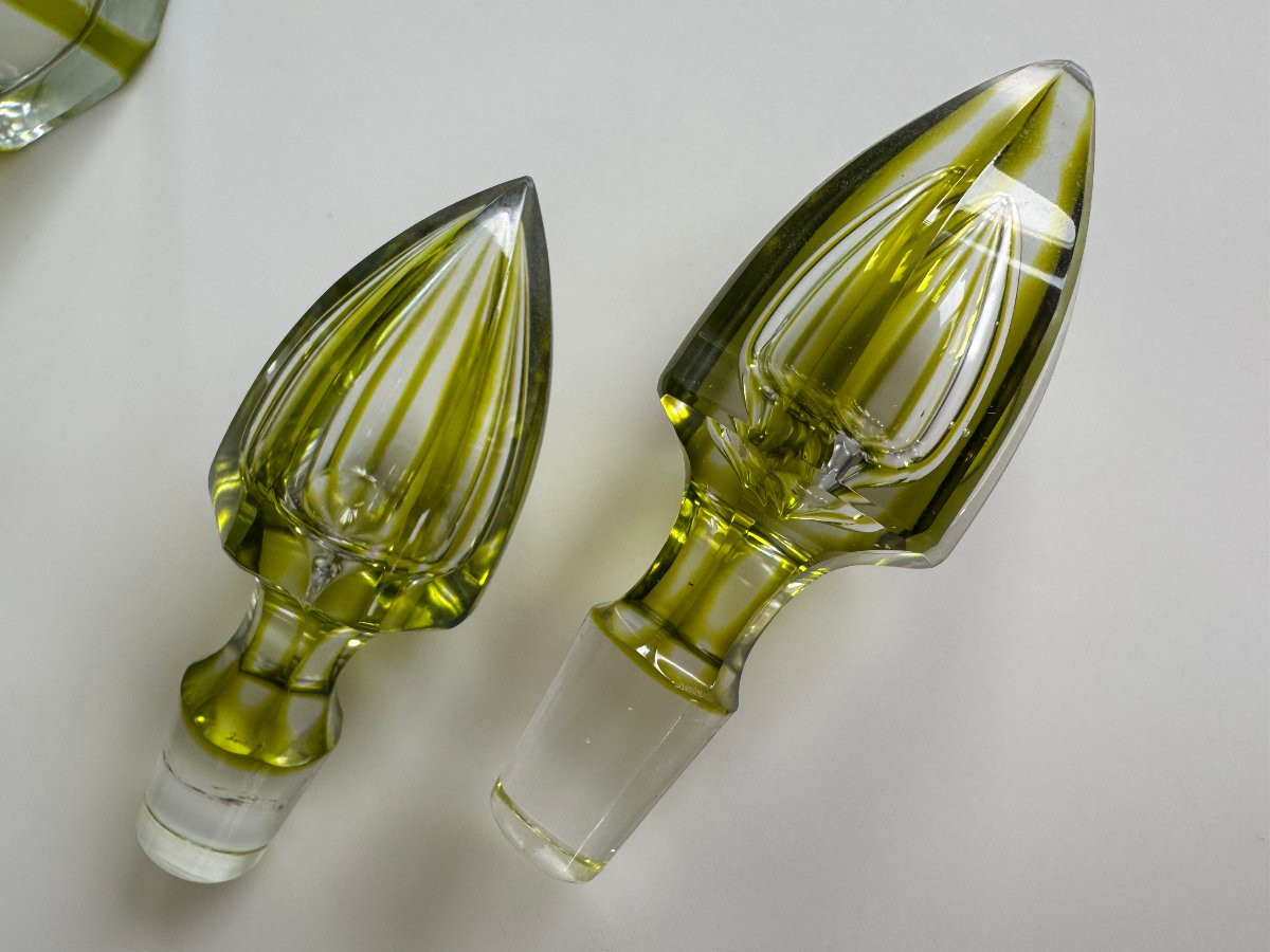 Paire de carafes modèle Malmaison, Baccarat – XXe siècle-photo-4